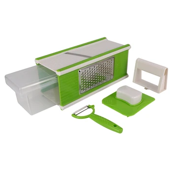 

Grater Multifunctional 5 in 1 Box Grater Slicer Handheld Vegetable Slicer Kitchen Grater and Vegetable Peeler