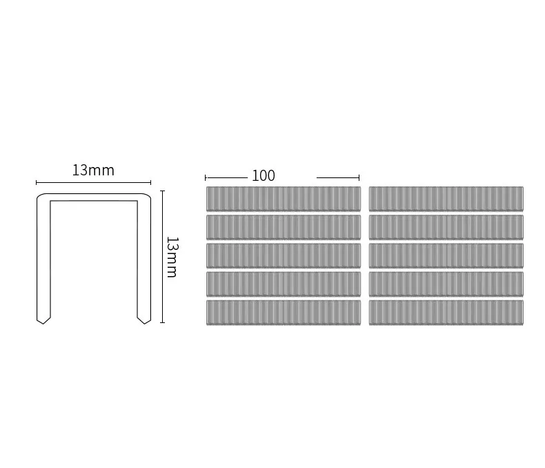 Stainless Steel Staples For Stapler 1000pcs/Pack