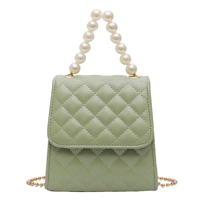 

High Grade Sense Chain Small Bag 2019 Summer New Style Women's Versatile France Non-mainstream Pearl Western Style Fairy Shoulde
