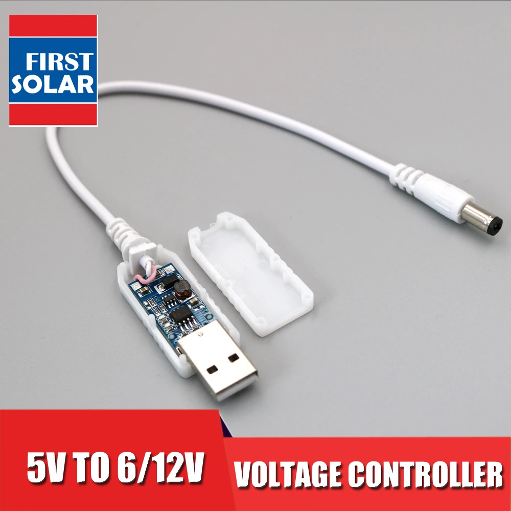 DC 5V to DC 6V 12V Power Supply Boost Line Step UP Module USB Connector