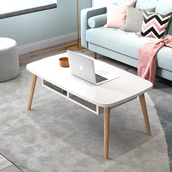 

contemporary tea table small family real wood the Nordic ins small home sitting room tea table of Europe type window