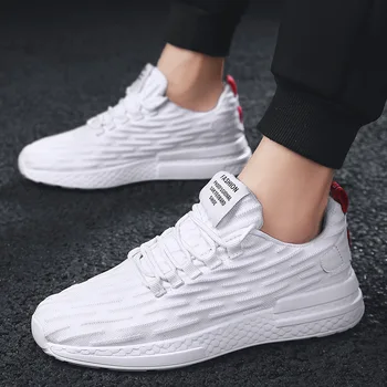 

Manager recommended 2019 summer white sneakers youth low to help casual shoes fly woven breathable running shoes men's shoes