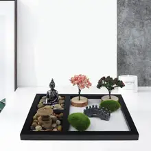 

Long Lasting Multi-purpose Buddha Statue Table Decor Kit for Desktop