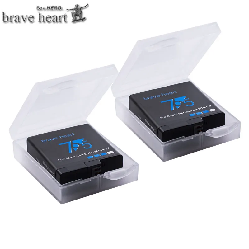 2battery Аккумулятор 1600mAh bateria hero 7 hero 5+ USB зарядное устройство для GoPro hero 5 6 7 hero 6 hero 7 black edition аксессуары для камеры - Цвет: 2battery