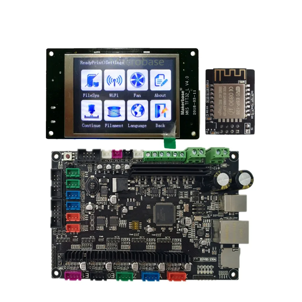 Набор для управления 3d принтером MKS SBASE + TFT32 V4.0 цветной дисплей 3D принтер Wi Fi