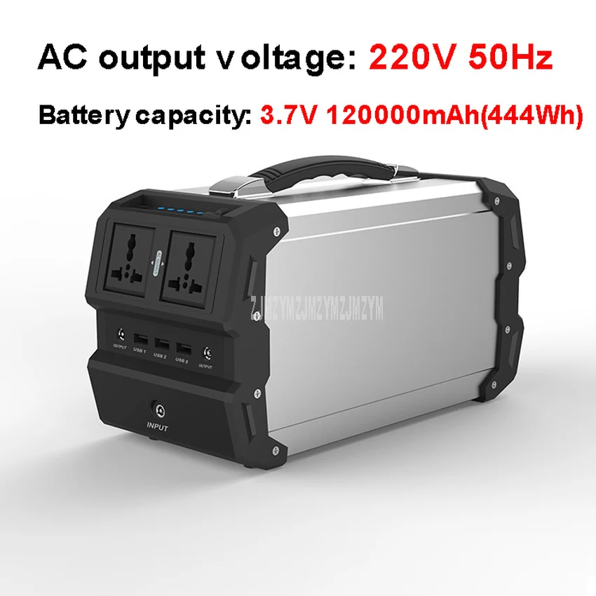 120000mAh AC 220V 97200 мАч/120000 мАч источник питания для хранения энергии Наружное портативное зарядное устройство для хранения энергии аварийный резервный внешний аккумулятор - Цвет: 120000mAh AC 220V