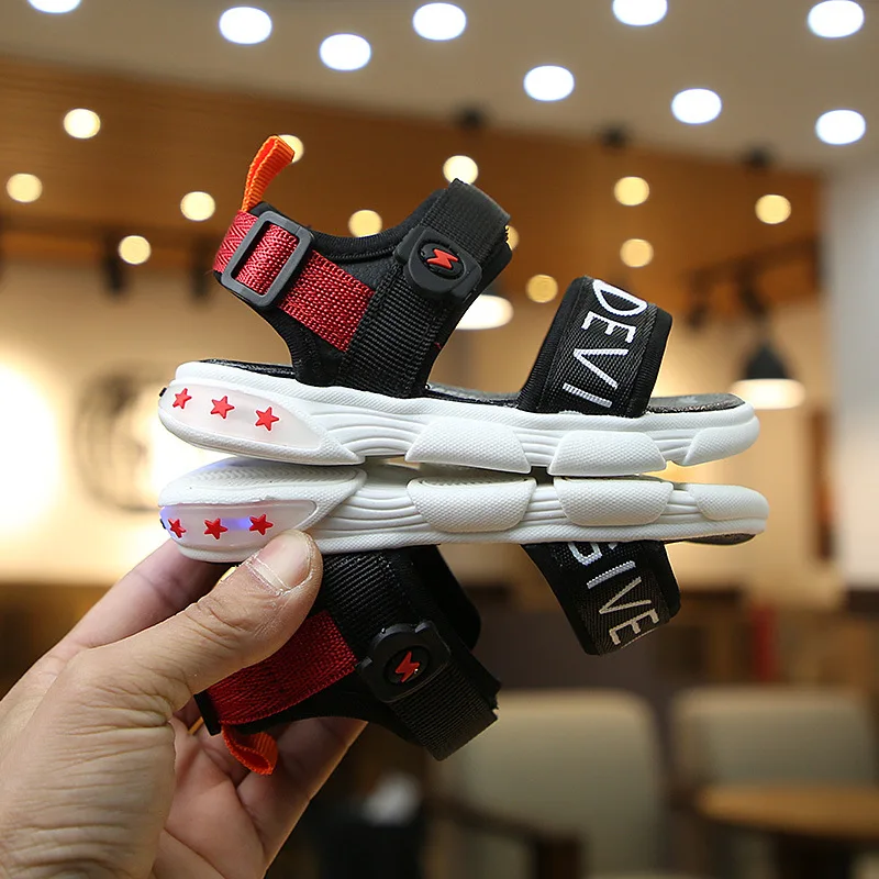 

2019 Summer New Style Sandals 1-6 Years Old Baby Velcro Soft-Sole Sandals Anti-slip Wear-Resistant Toddler Shoes