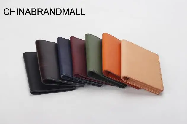 

Classic genuine leather handmade folder card holder passport holder