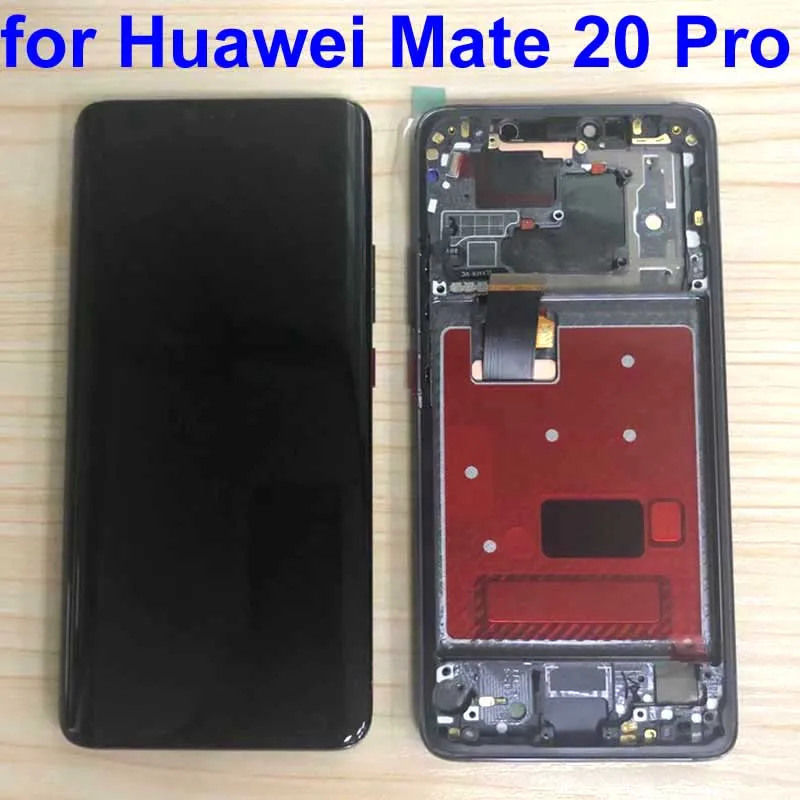 Оригинальная гарантия протестирована для huawei mate 20 Pro mate 20pro mate 20 pro ЖК-дисплей кодирующий преобразователь сенсорного экрана в сборе+ рамка