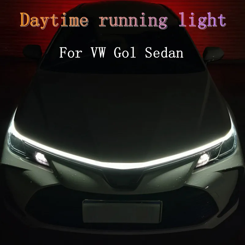 

Waterproof Car Led Light Strip For VW Gol Sedan Hood Flexible Decoration Strip Light Decor Lamp Universal Fit For Most Vehicles