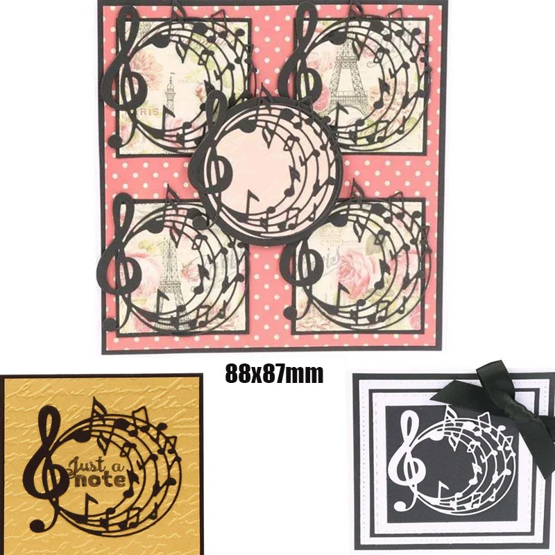 

DIY Musical Flourish Metal Cutting Dies Scrapbooking Card Making Album Photo Craft
