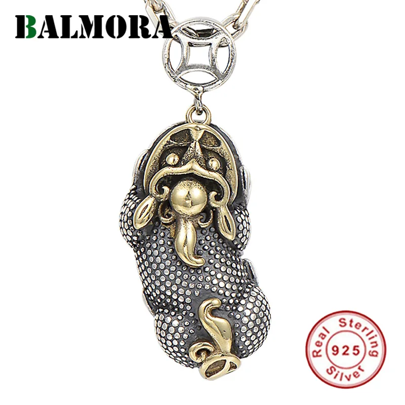 BALMORA, 925 пробы, Серебряные Подвески Для отважных солдат, для женщин, мужчин, аксессуары, подарок, винтажные украшения в виде животных, без цепочки