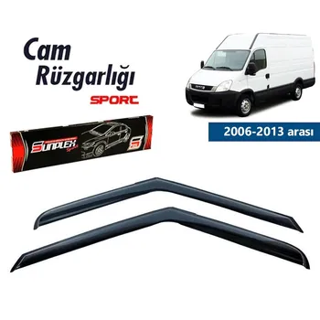 

Rain Window Visor Wind Deflectors For Iveco Daily Accessories 2006-2013 Piano Black 2 pcs