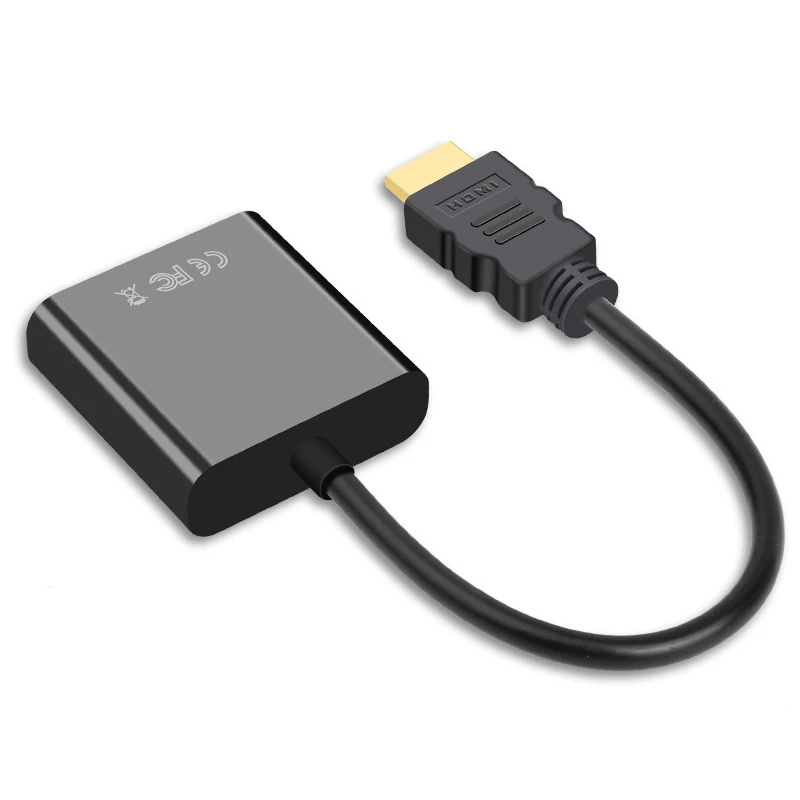 Felkin HDMI в VGA адаптер HDMI в VGA конвертер 1080P HDMI в VGA кабель цифро-аналоговый видео конвертер для HDTV ПК ноутбука