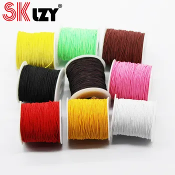 

100Meter 1.0mm Core Beading Elastic Cords Stretch Rubber Thread/String/Rope For DIY Bracelet Necklace Jewelry Making