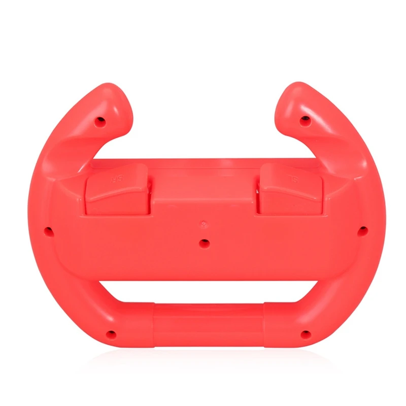 FFYY-2pcs Racing Wheel KingTop Steering Wheel for Nintend Switch Joy-Con Steering Wheel for Switch Controller Red+Blue