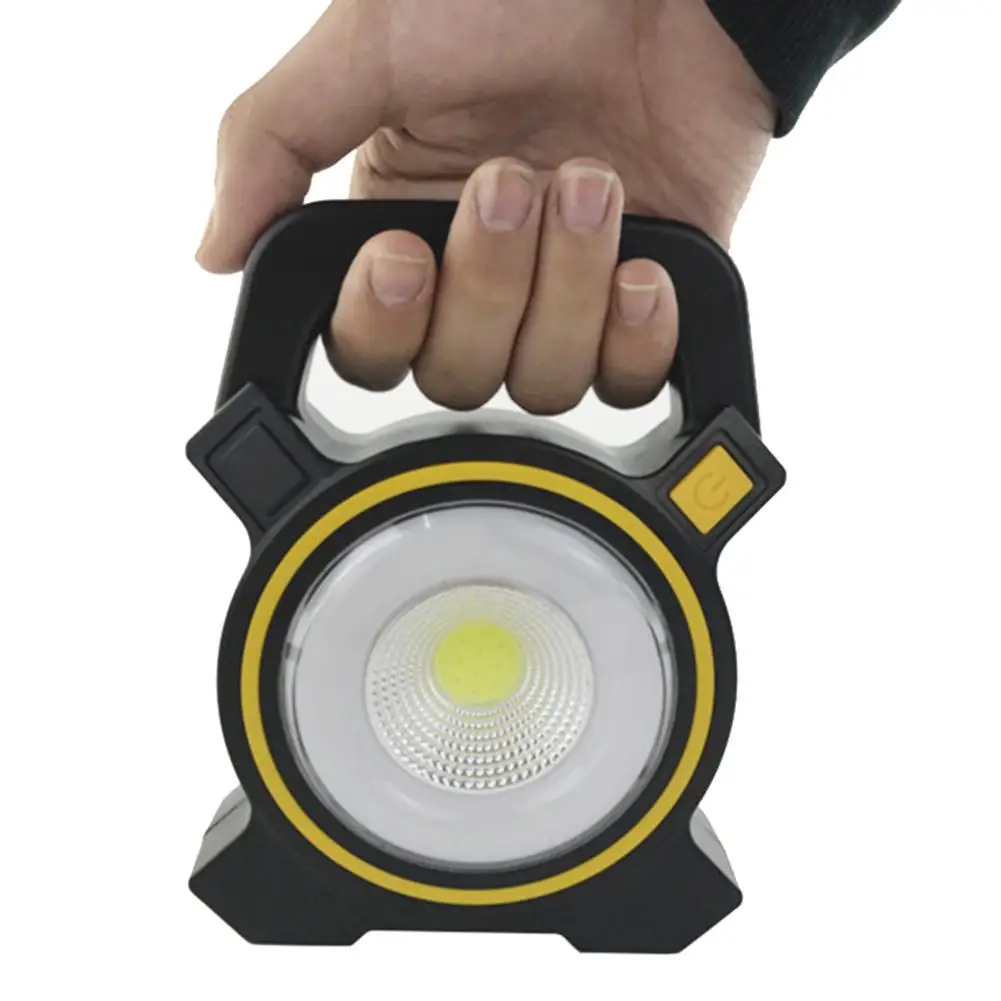 

USB Rechargeable Tents Light COB LED Solar Power Camping Portable Lantern Tent Lamp Emergency Flashlight
