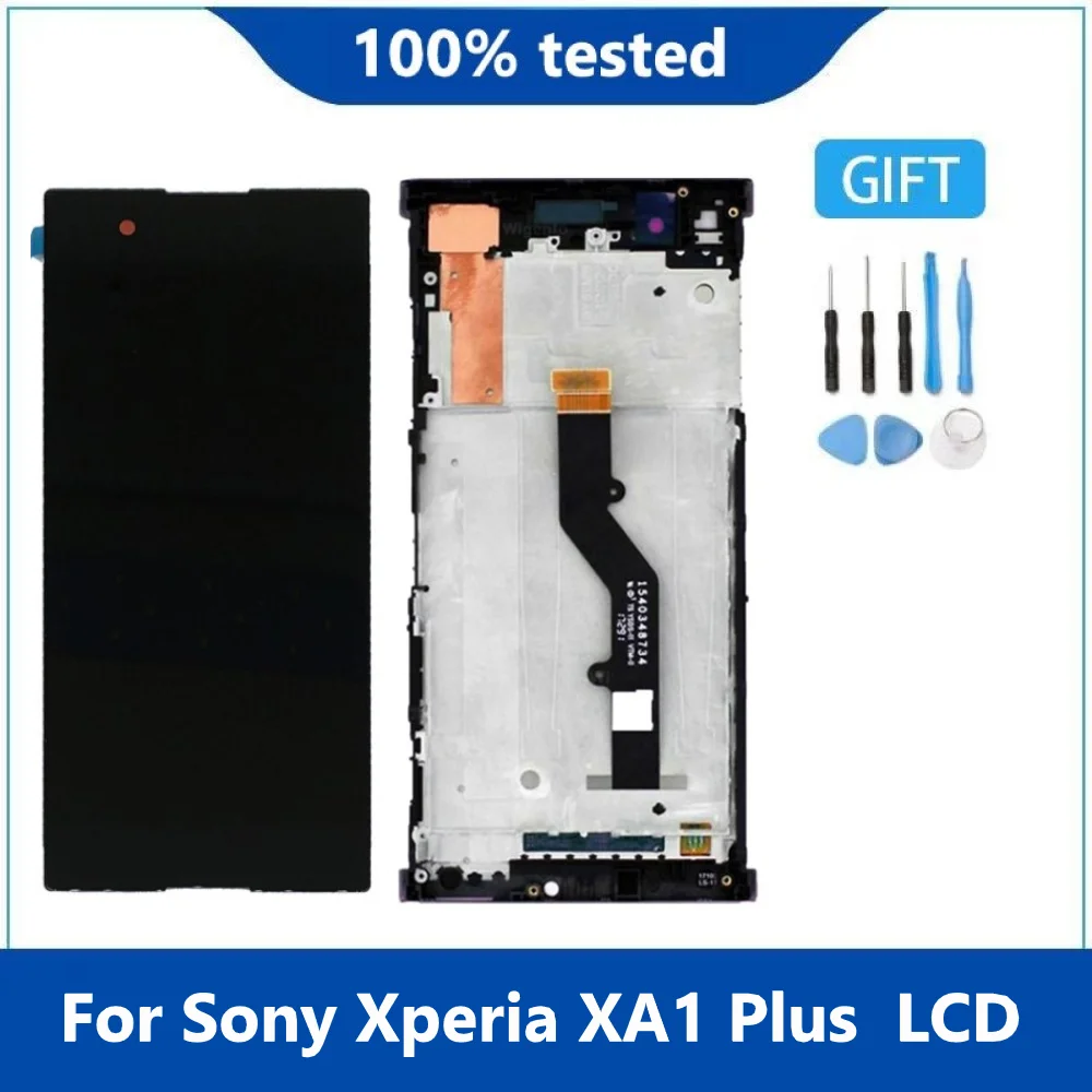 Для Sony Xperia XA1 Plus G3416 G3412 G3421 G3423 ЖК-дисплей дигитайзер сенсорный экран в сборе Замена