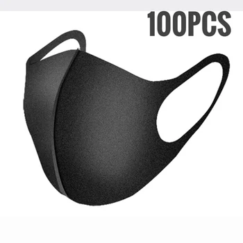 

100PCS Anti-dust Mask Sports Mask Breathable Mask Anti-virus mask Anti-bacterial Mask Recyclable Mask Washable Mask