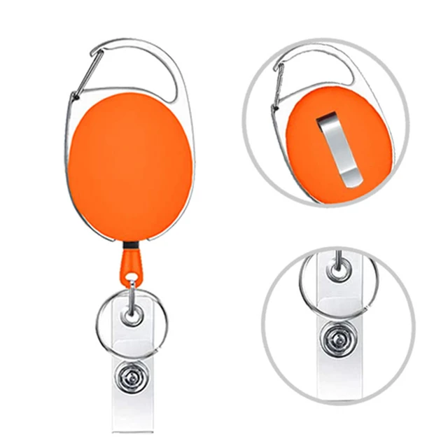 Key Badgeretractable Badge Reel Keychain - 11-color Id Card