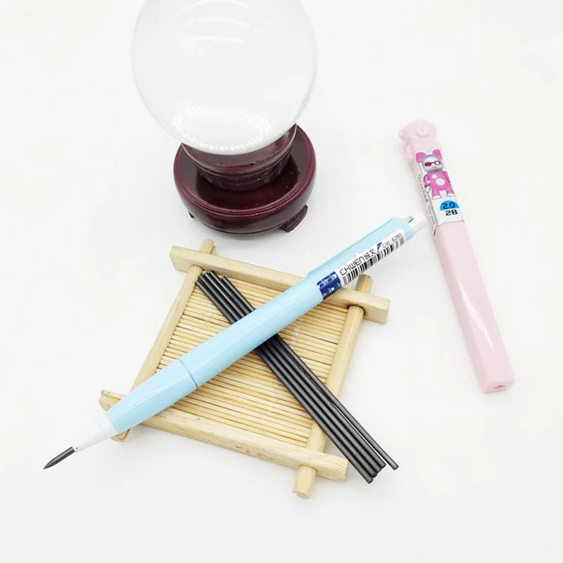 

5Pcs 2.0mm Kawaii 2B Cartoon Automatic Pencil Refills Cute Mechanical Pencil Refills For Kids School Office Supplies Stationery