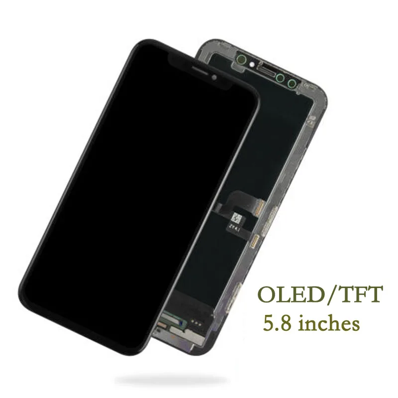 AAA+++ для iPhone X AMOLED JK/GX-мягкий OLED сенсорный экран с дигитайзером в сборе GX/ZY-жесткий OLED сменный дисплей TFT lcd