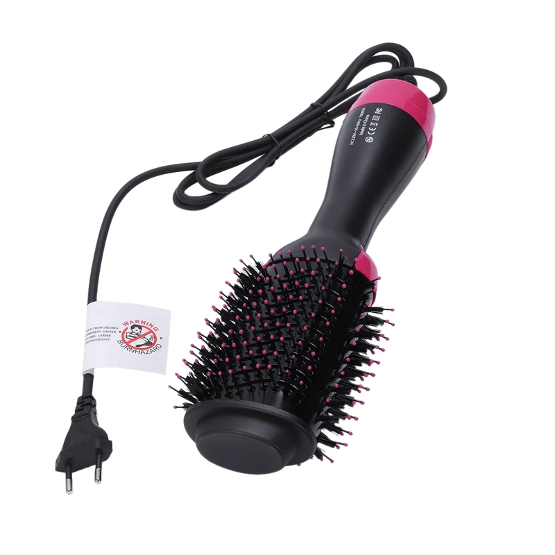 

One Step Hair Dryer and Volumizer, ManKami Salon Hot Air Paddle Styling Brush Negative Ion Generator Hair Straightener Curler fo