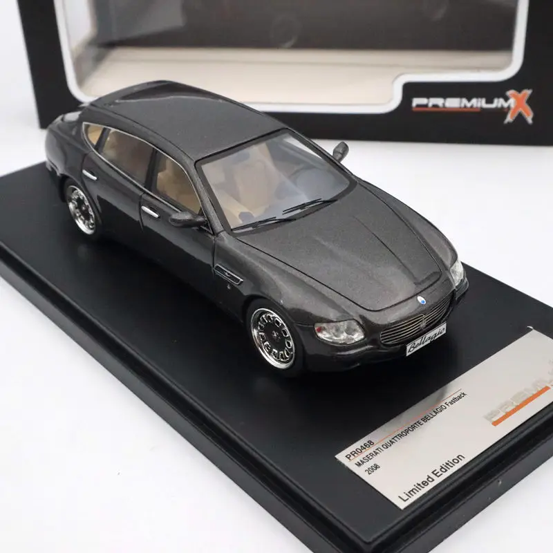 Премиум X 1/43 для Mas ~ рати Quattroporte bellладжо Fastback 2008 темно серый PR0468R полимерная модель