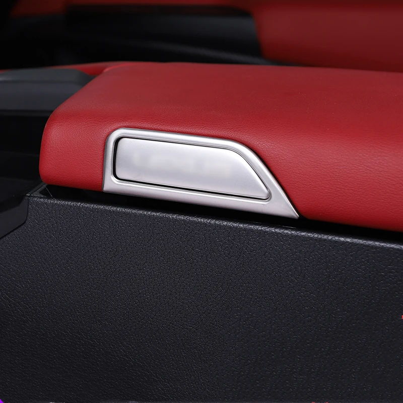 Car Armrest Box Switch Decoration Sticker Stainless Steel Protection Cover Modification Accessories For Lexus ES300 ES350 2018 | Автомобили