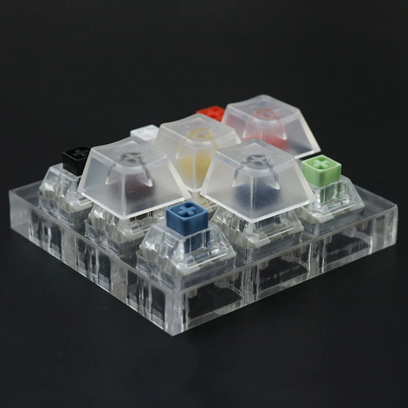 10 шт. прозрачные колпачки клавиш ABS механическая клавиатура матовая подсветка M5TB