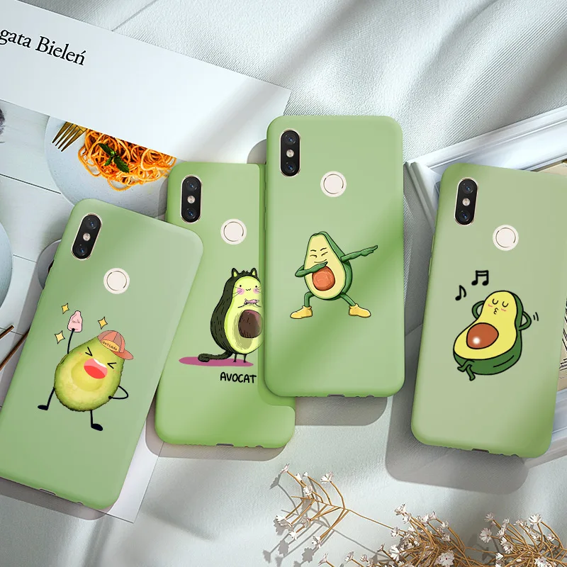 Мультяшный чехол с авокадо для Xiaomi Redmi Note 8 PRO 8T 9 9S 7 5 Plus 9A 9C 8A 7A 6A 5A Mi 10 Lite POCO X3 NFC |