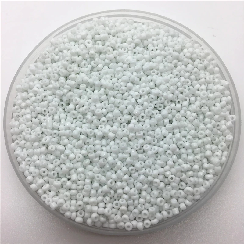 2/3/4mm White Charm Czech Glass Seed Beads DIY Bracelet Necklace For Jewelry Making DIY Accessories