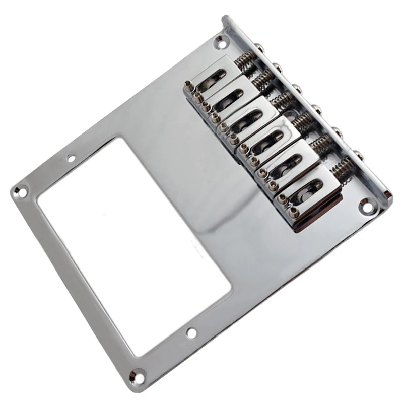 1 упаковка квадратный 6 Седло мост цинковый сплав для Tele Humbucker Замена