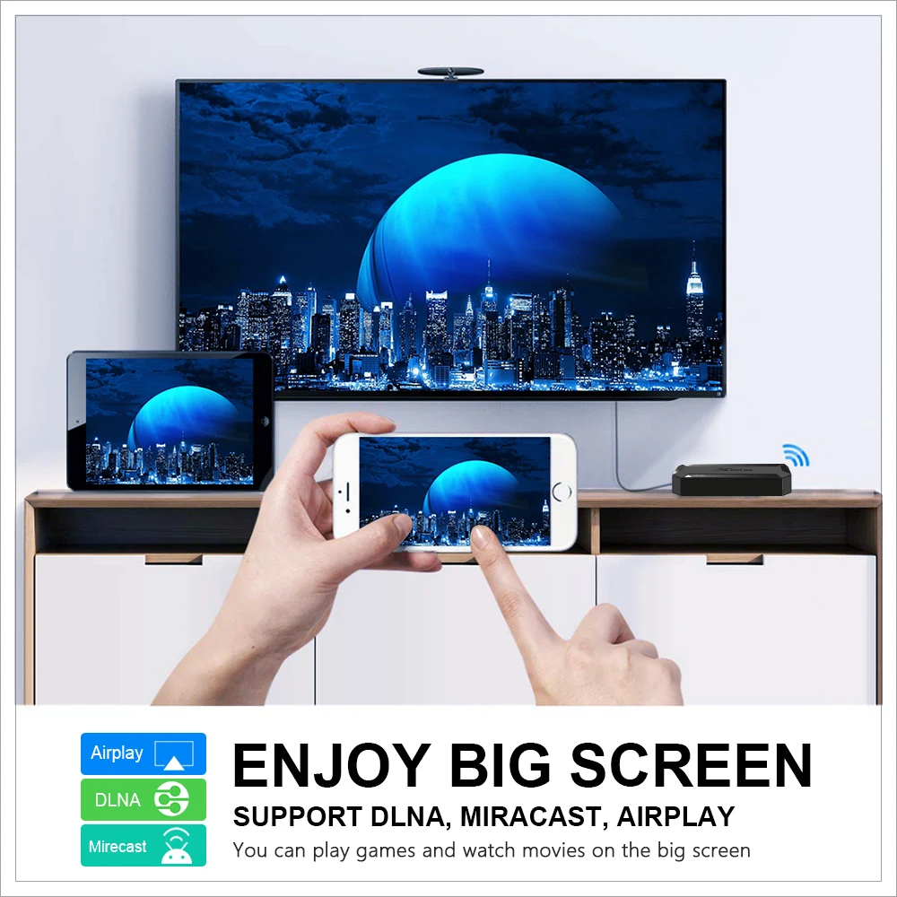 Original For Android10 X96Q Smart TV Box Allwinner H313 Quad Core CPU  Streaming Media Players 4K 2.4G WiFi