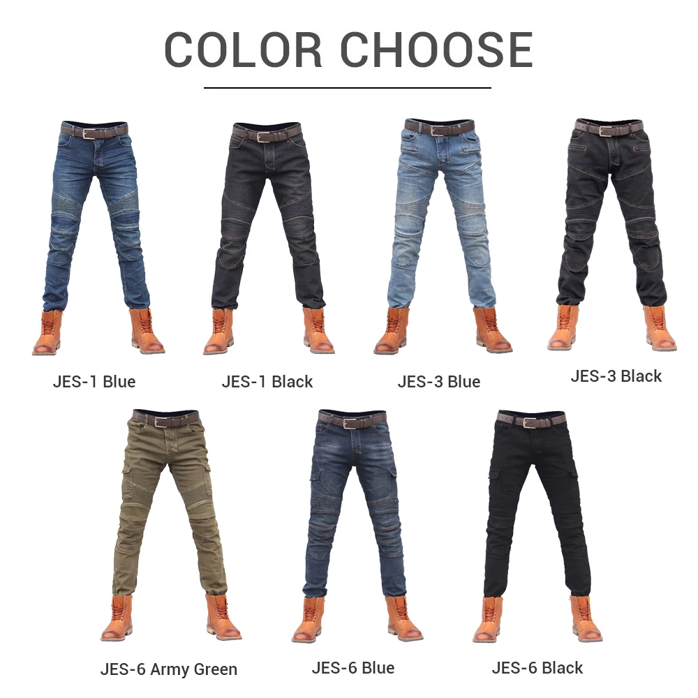 Motorcycle Pants Moto Protection Motocross Jeans Rodilleras Moto Jeans Men Motorcycle Motocross Pants Four Seasons Breathable