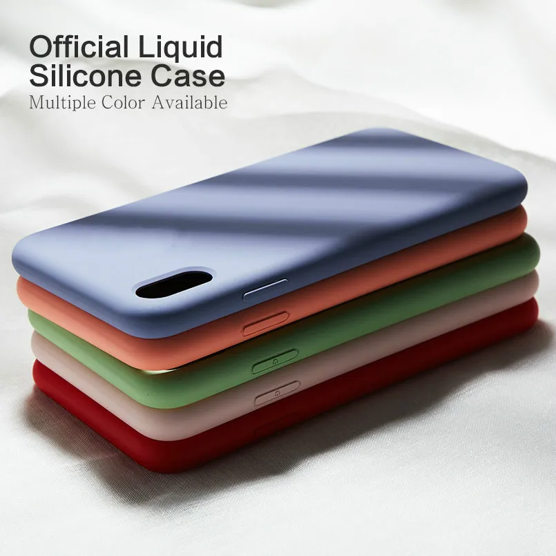 

Keepever Original Soft Silicone Phone Case For iPhone 6 6s 7 8 Plus coque X XS max XR Cover Case For Apple 5 5C SE Shell Fundas