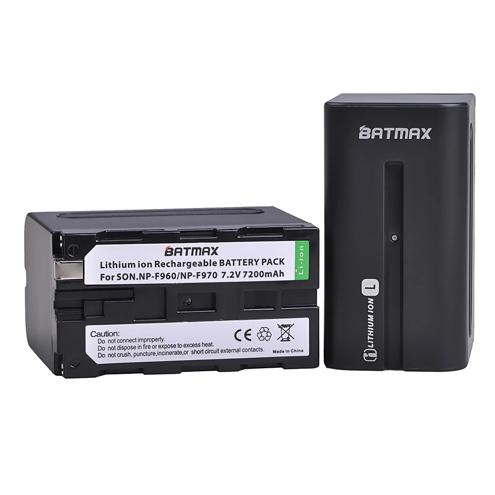 Batmax 3x NP-F970 NP-F960 NP F960 F970 Батарея+ ЖК-дисплей USB Dual Зарядное устройство для sony F960 F550 F570 F750 F770 MC1500C 190P 198 F950