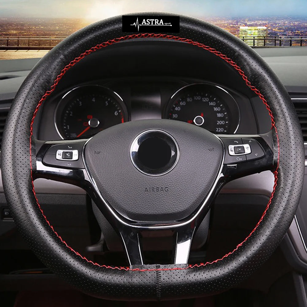 Чехол рулевого колеса автомобиля для Opel Astra j gtc логотип значок Авто тиснение кожаный автомобильный Стайлинг рулевое колесо крышка аксессуары