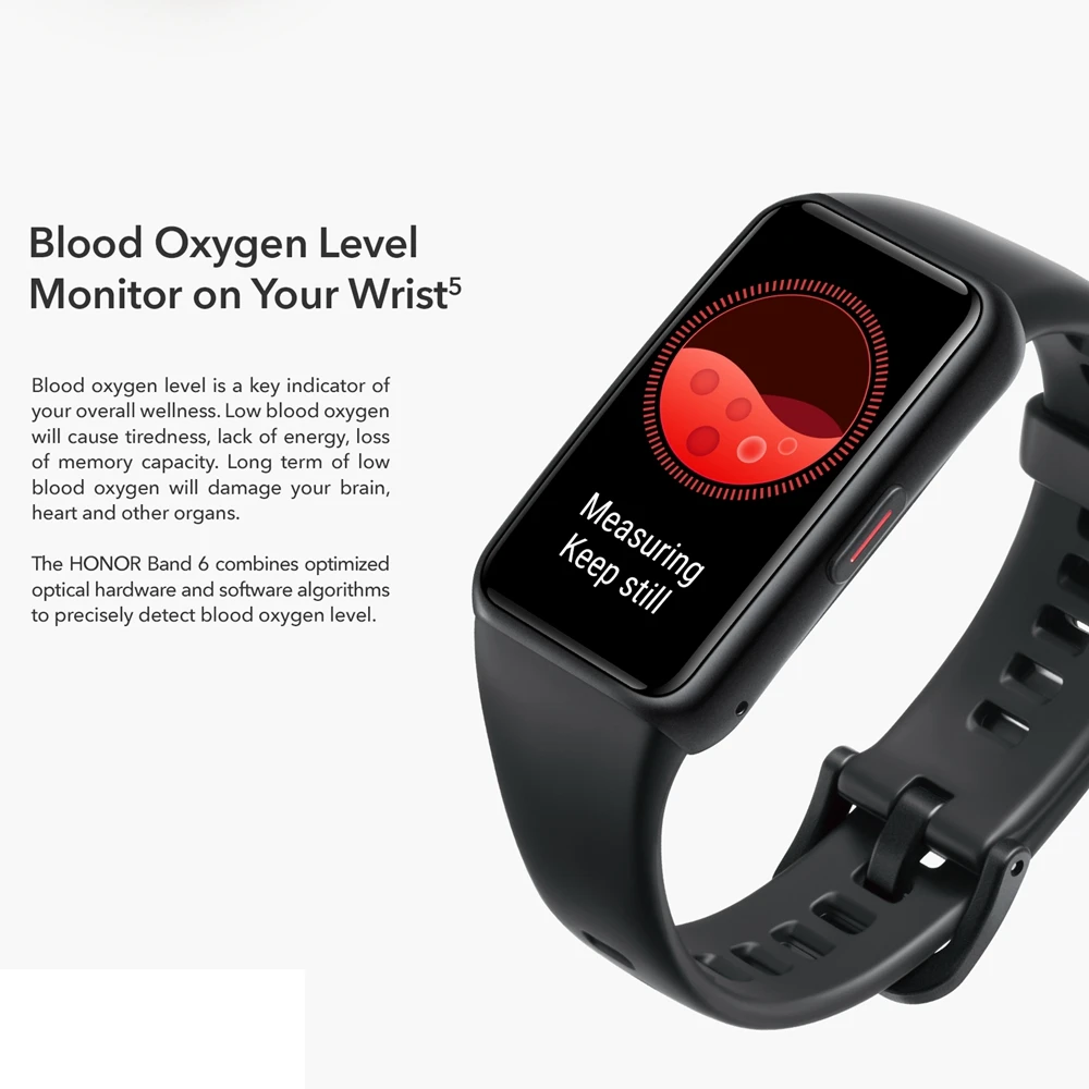 Honor Band 6 Multi Languages Fitness Tracker Spo2 Heart Rate Sleep Monitor  Blood Oxygen Detection Ip68 Waterproof Smart Bracelet - Wristbands -  AliExpress