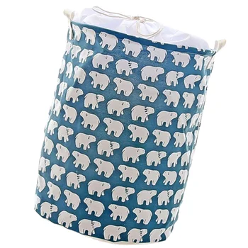 

1pc Drawstring Waterproof Household Container for Cloth Bathroom