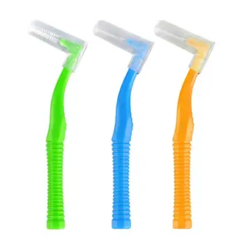 

20PCS Braces Tooth Brush Angle Interdental Brushes Between Teeth–Braces Cleaner Oral Hygiene Tooth Cleaning Tools TSLM1
