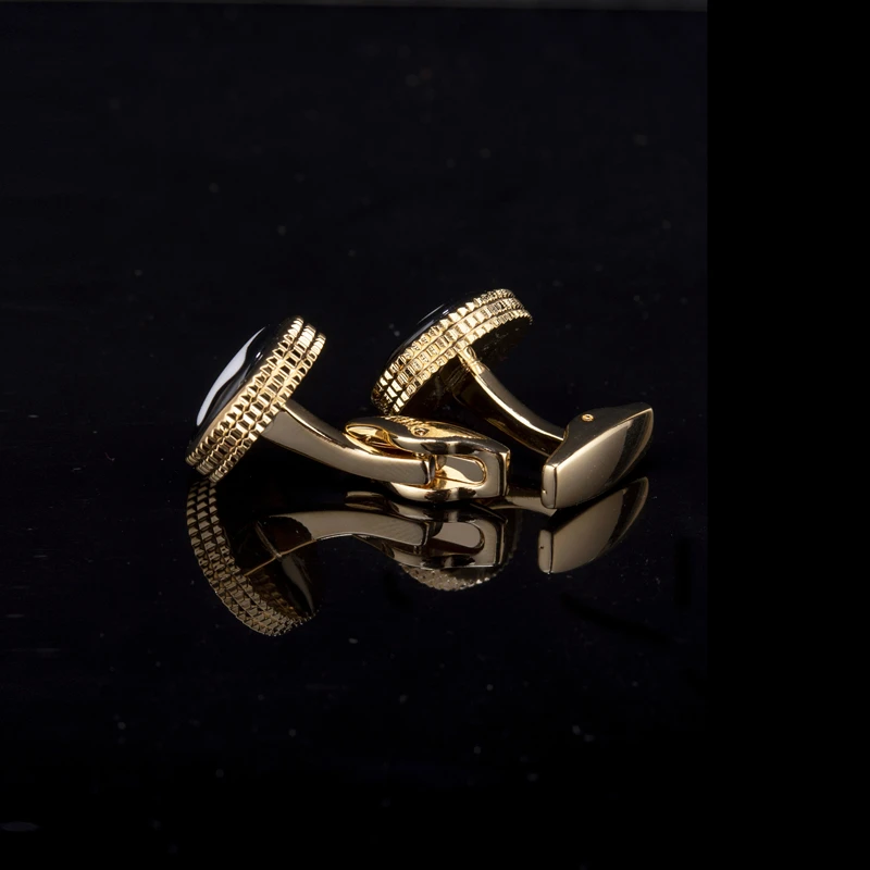 Men's Crystal Cufflinks For Wedding Brand round crystal cufflinks