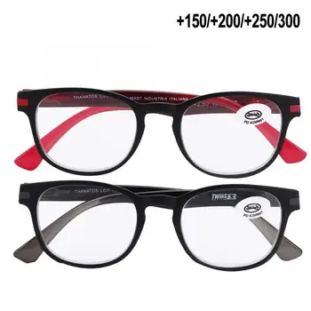 

Reading glasses for the elderly Unisex Reading Glasses Soft Nose Pad Clear Lens Elder Glasses for Men Women 4 Size 150-300