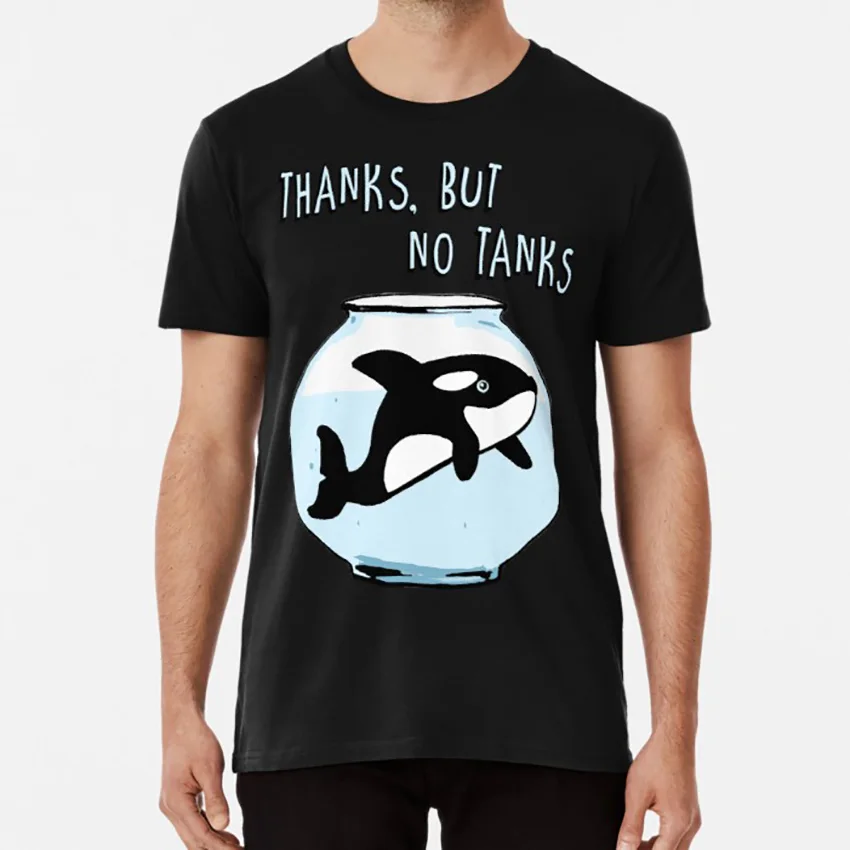 Спасибо но без танков-Orcas футболка orcas Tanks seaworld sea peta неправильное обращение с