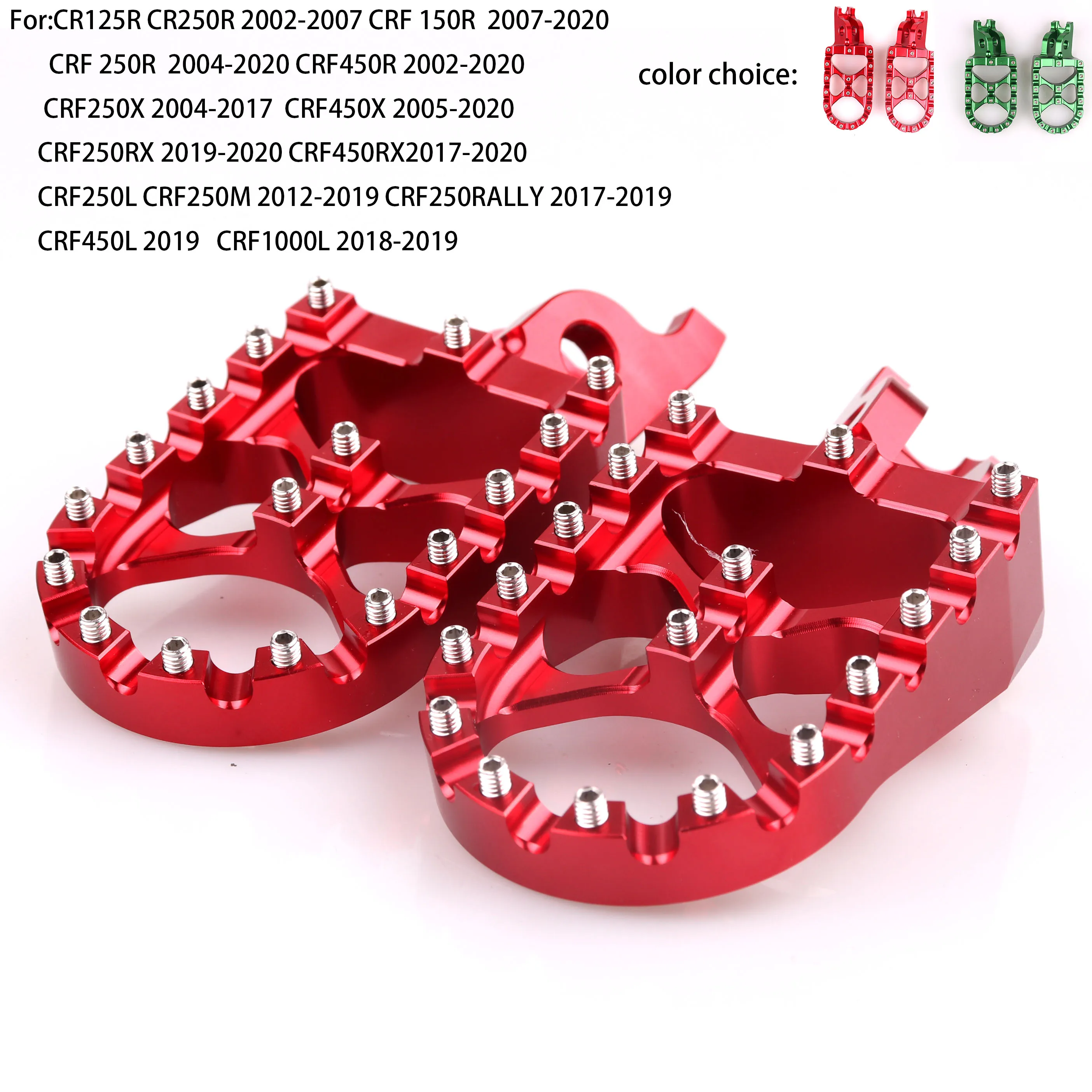 Подножки для мотоцикла honda crf 250 450 x 250x 250r 450r 1000 cr 125 CNC | Автомобили и мотоциклы