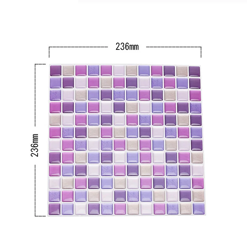23,6*23,6 см мозаичные Фоновые наклейки на стену самоклеющиеся водонепроницаемые украшения для кухни, ванной, бытовые товары для домашнего сада