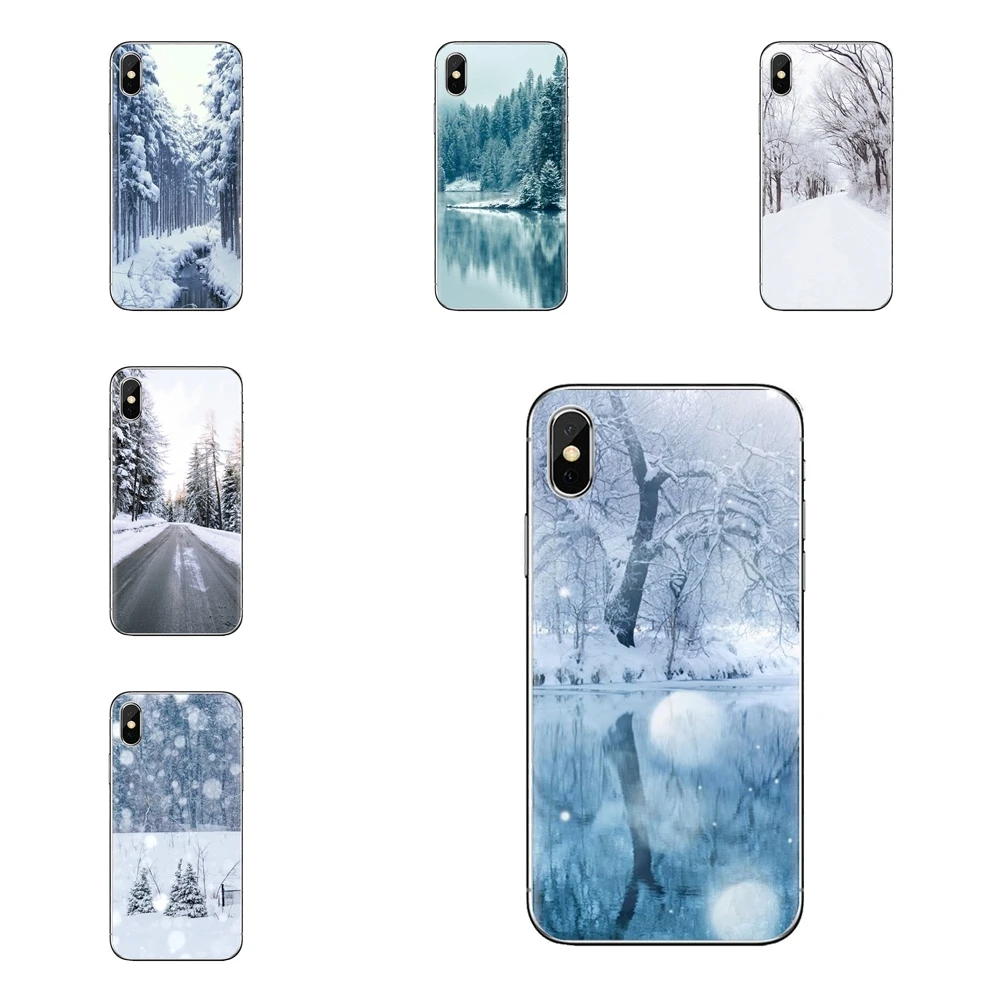 Snowing Wallpaper 2 For Sony Xperia Z Z1 Z2 Z3 Z5 Compact M2 M4 M5 C4 T3 Xa Huawei Mate 7 8 Y3ii Transparent Tpu Cases Covers Fitted Cases Aliexpress