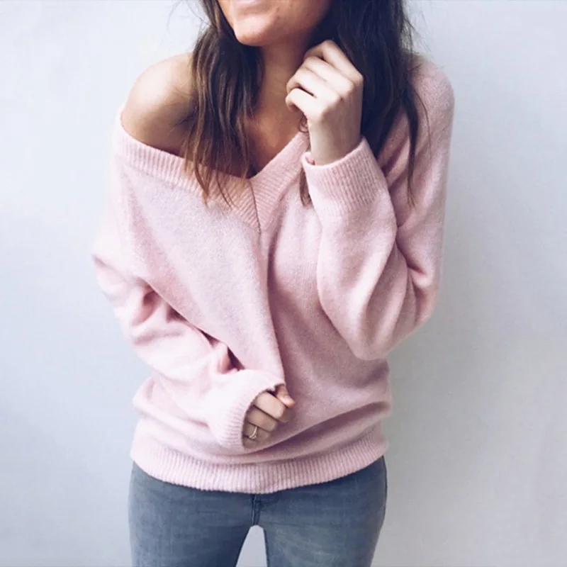 

2019 Limited Hot Sale Polyester Computer Knitted Full Solid Blusas De Inverno Feminina Women Sweaters And Pullovers Poncho