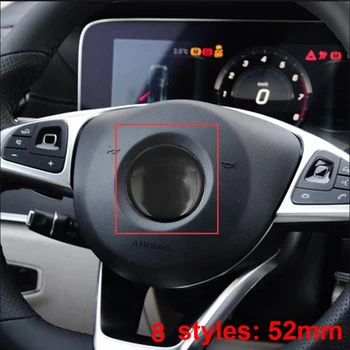 

52mm Steering Wheel Center Emblem Apple Tree Star Logo Car Styling Modified Badge for Mercedes Benz AMG Lorinser Brabus Carlsson