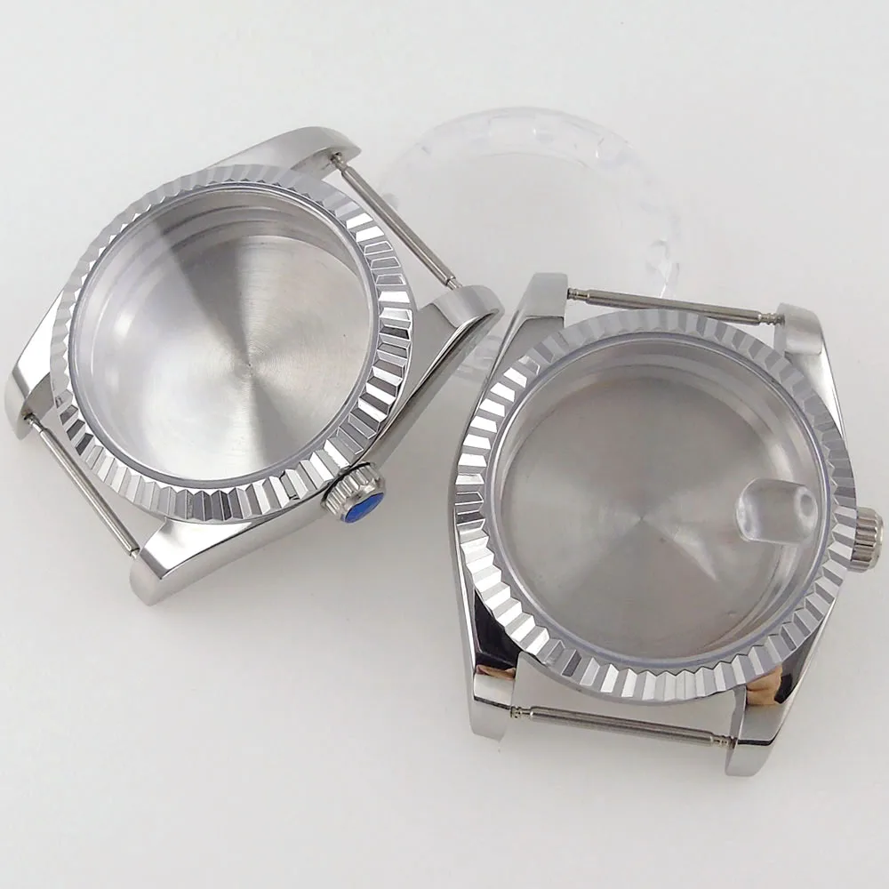 36mm 316L Stainless Steel Watch Case Fit For NH35 NH36 Miyota 8215 DG